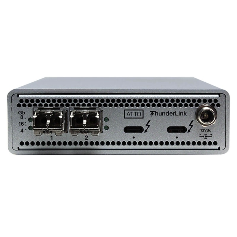 ATTO ThunderLink FC-3162 with Dual 16Gb FC inc. Optical SFP+ LC