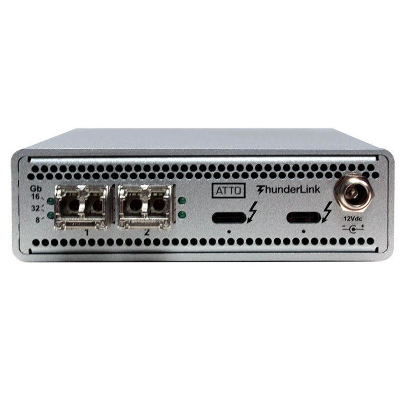 ATTO ThunderLink FC-3322 with Dual 32Gb FC inc. Optical SFP+ LC