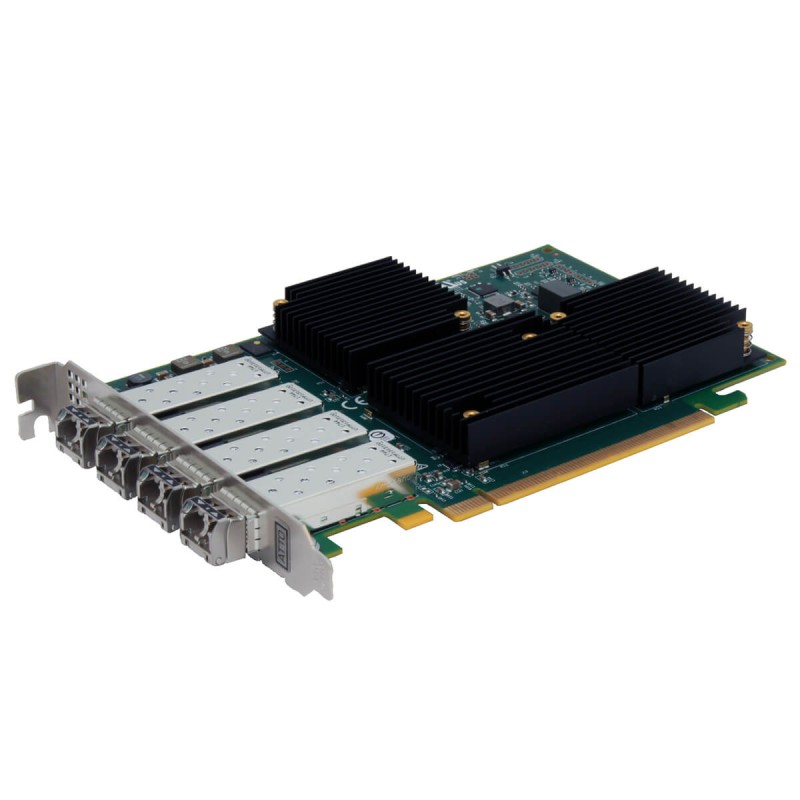 ATTO Celerity FC-324P 32Gb FC 4Ch. PCIe x8 Gen4.0 Optical SFP+ LC Low Profile HBA