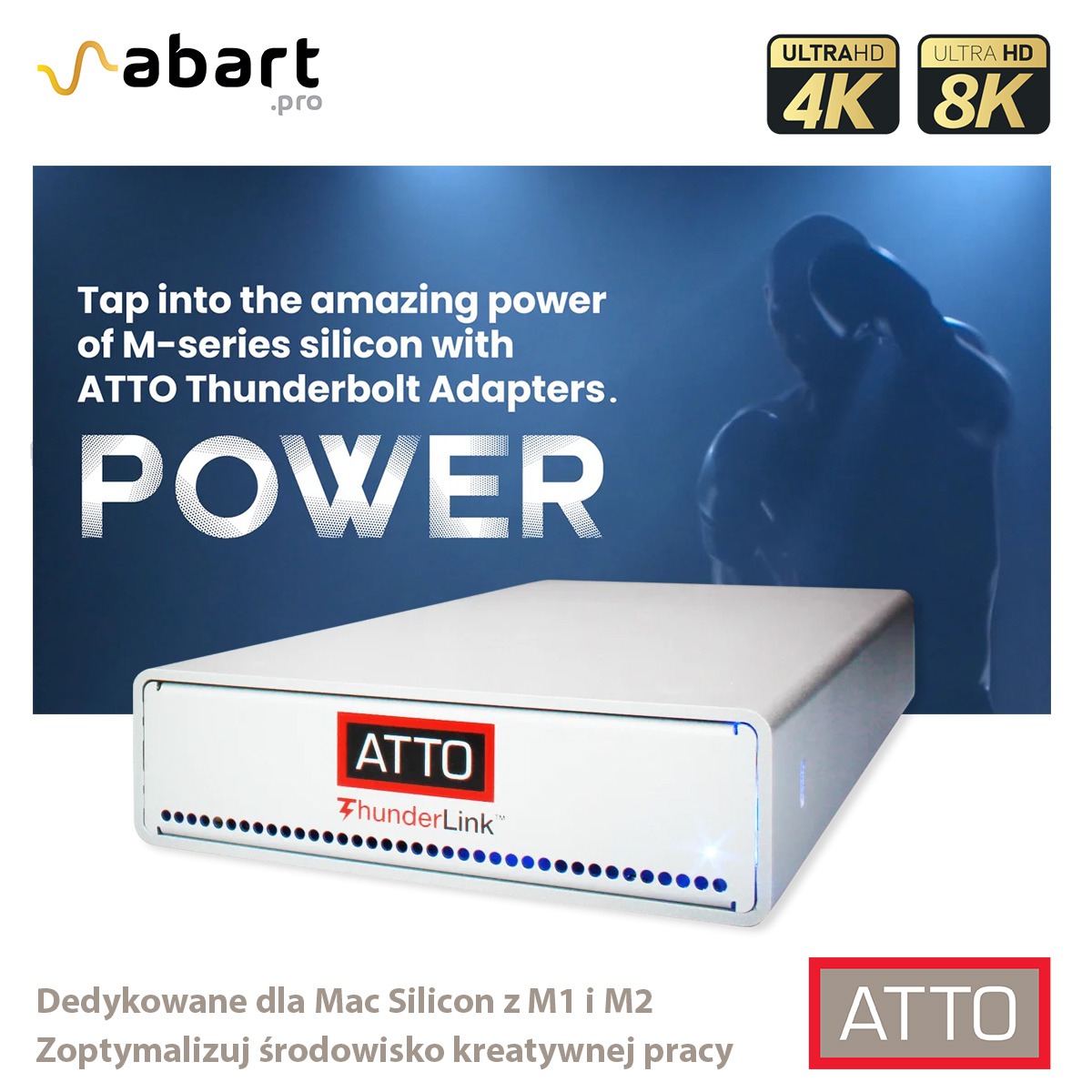 ATTO ThunderLink - optimized to work with Mac Silicon M1, M2 and M3