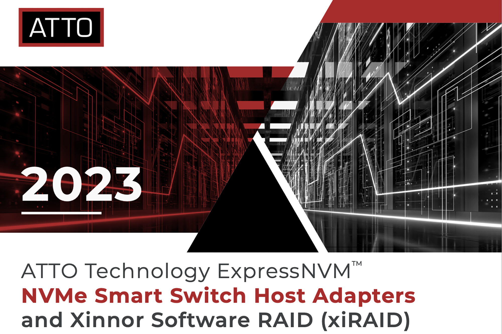ATTO Technology ExpressNVMTM NVMe Smart Switch Host Adapters i Xinnor Software RAID (xiRAID)