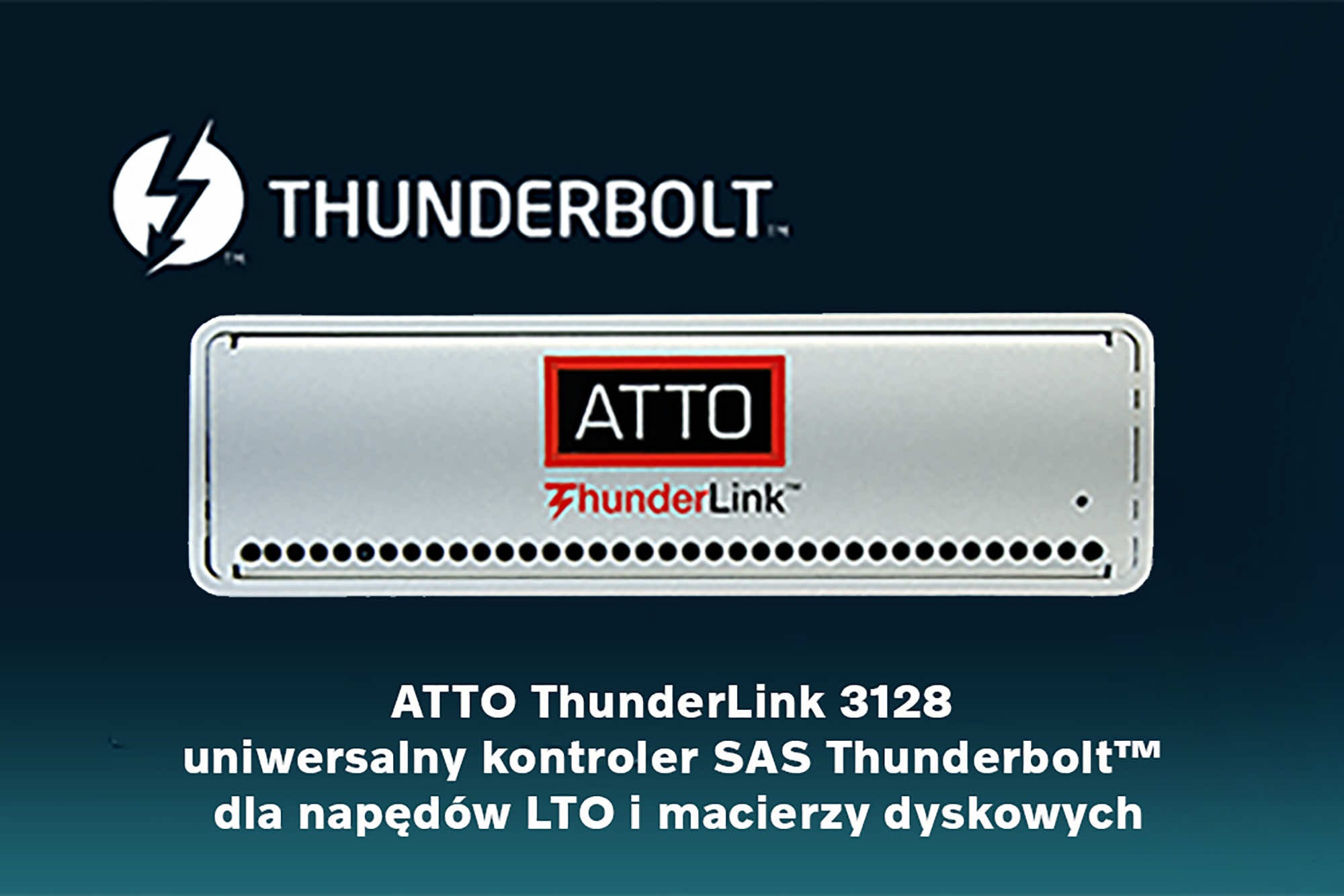 ATTO ThunderLink 3128 universal SAS Thunderbolt controller for LTO and disk arrays