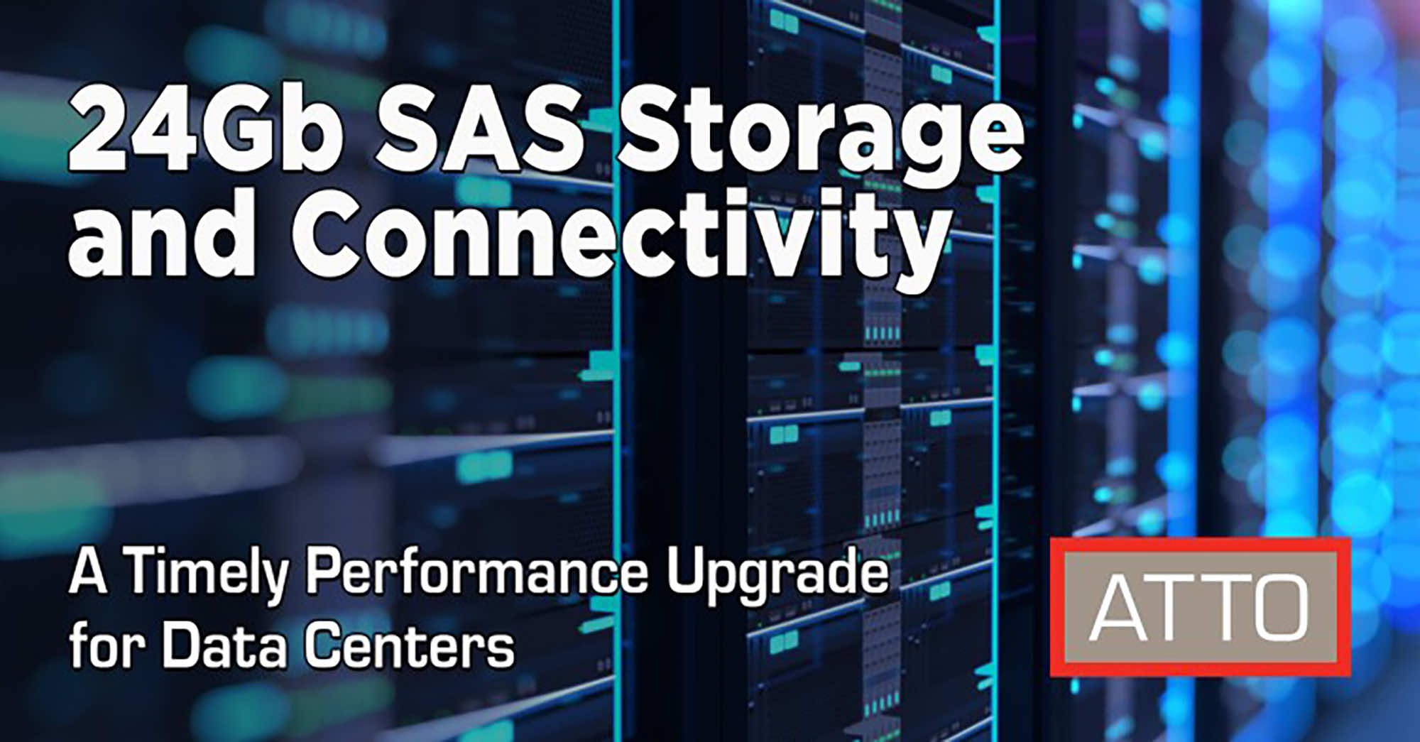 Upgrading to 24Gb/s SAS HBA controller cards is a big performance boost for data centers for a relatively small investment.