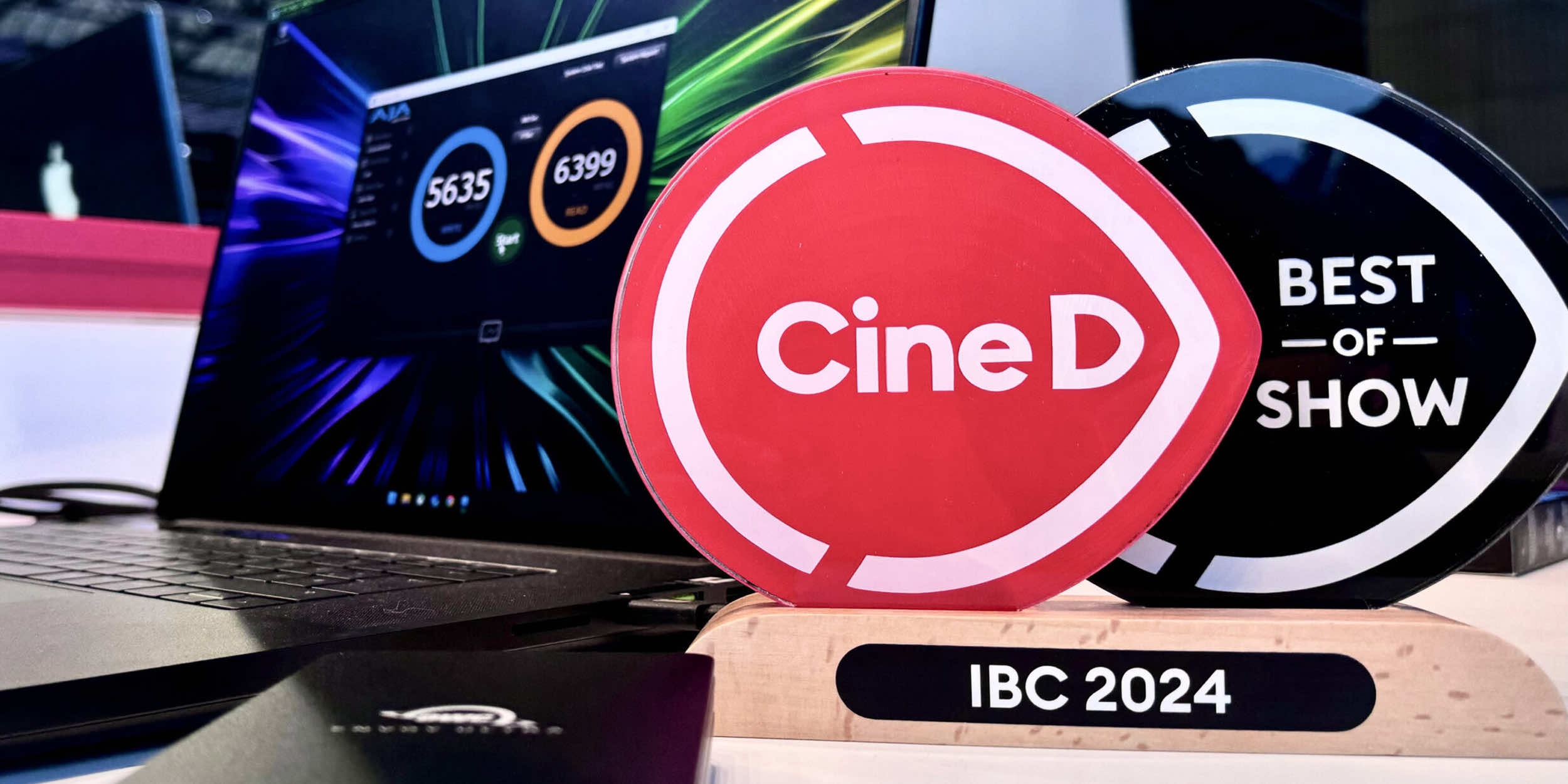 Powerful new OWC Envoy Ultra Thunderbolt 5 SSD wins CineD Best of Show Award at IBC 2024