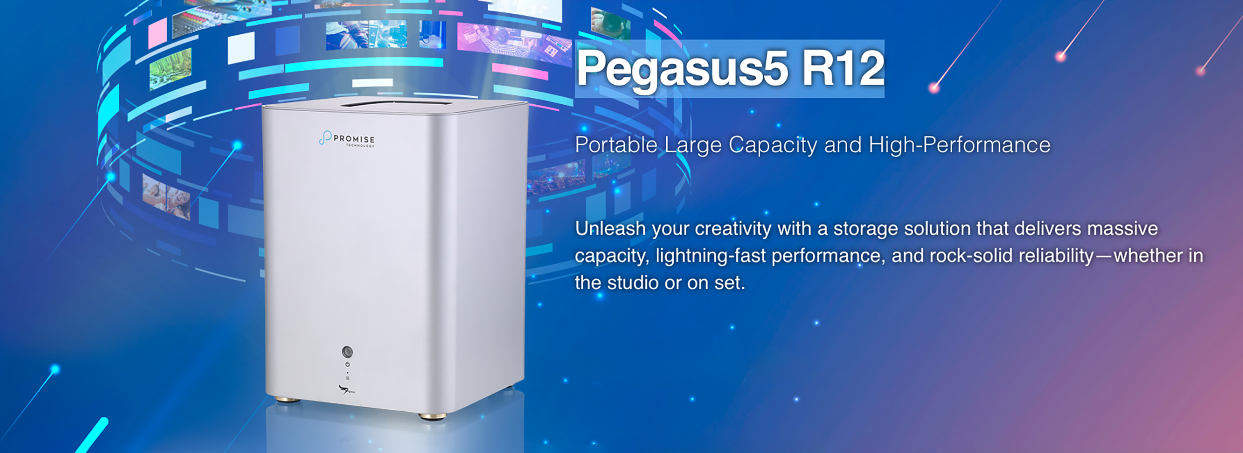 Promise Pegasus5 R12 – Thunderbolt™ 5 power for creativity